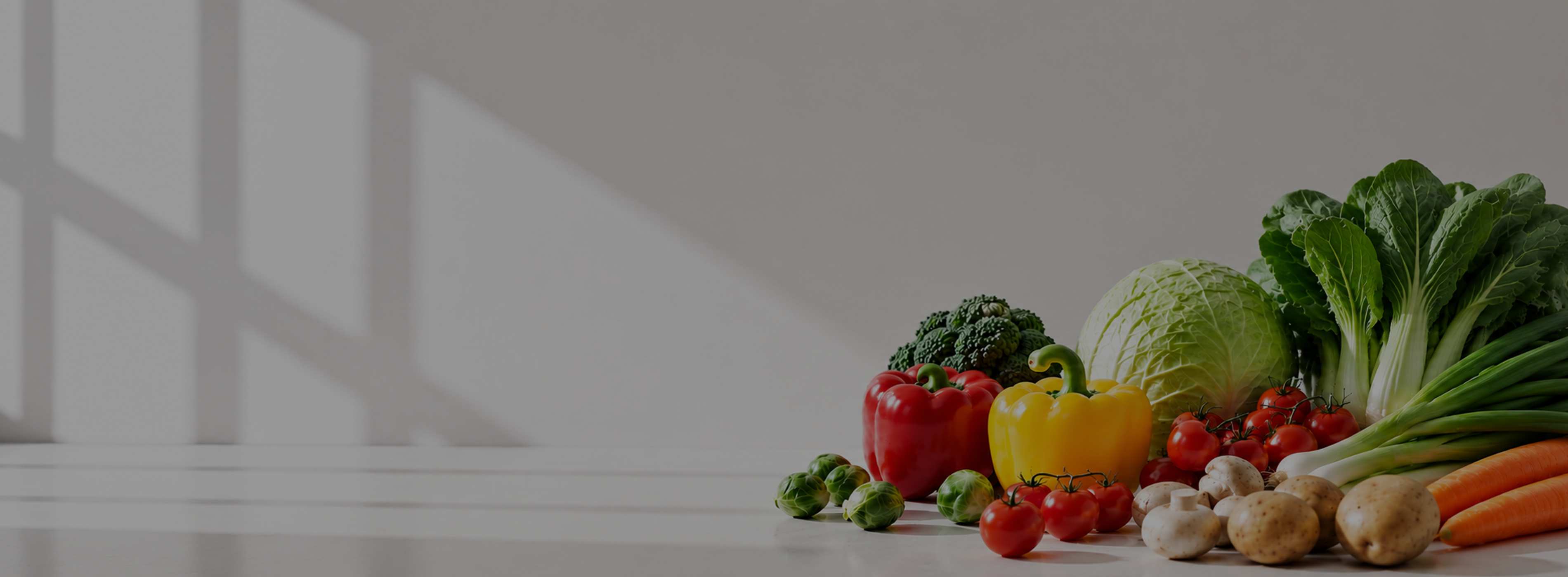 Fresh food distribution background